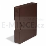 Diverse Albums GRANDE PUR ringbinder, with slipcases, brown