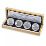 Czech Medals Set of 4 Silver Medals The last Rosenbergs - proof