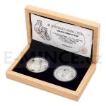 Set of Two Thalers Royal Couples - George of Podebrady and Joanna of Rozmital - proof