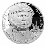 Solar System 2021 - Niue 2 NZD Silver Coin First Person in Space - 60th Anniversary - Proof
