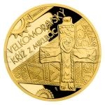 Gold Medals 5 Ducat CR 2021 The Great Moravia Cross from Mikulcice - proof