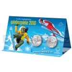 Sport 2010 - Austria 2 x 5 € - Winter Olympic Games / Winterspiele - BU