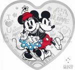 Cartoon Characters 2021 - Niue 2 $ Disney Love Ultimate Couple - proof