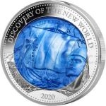 Unique and Inovative Concepts 2020 - Solomon Islands 25 $ Discovery of the New World, Leif Eriksson - Proof