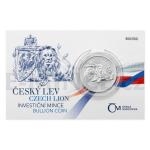 Czech Lion 2017 - Niue 1 NZD Silver 1 oz Bullion Coin Czech Lion, Number - UNC