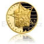 2018 - Samoa 25 WST Gold Coin Fateful Eights - 1968 Prague Spring - Proof