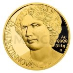 Tschechien & Slowakei Gold one-ounce coin Emmy Destinn - proof
