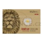 Czech Lion 2018 - Niue 5 NZD Gold 1/25 Oz Coin Czech Lion, Number - UNC