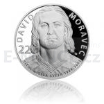 Silver Coin Legends of Czech Ice Hockey - David Moravec - proof