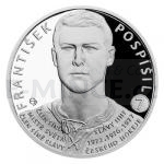 Silver Coin Legends of Czech Ice Hockey - Frantisek Pospisil - proof