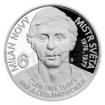 Samoa Silver Coin Legends of Czech Ice Hockey - Milan Nový - proof