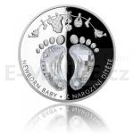 2019 - Niue 2 NZD Silver Crystal Coin - To the Birth of a Child - Proof