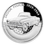 Transportation and Vehicles 2019 - Niue 1 NZD Silver Coin On Wheels - Škoda Felicia - Proof