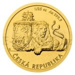 Bullion 2019 - Niue 5 NZD Gold 1/25 Oz Coin Czech Lion - Standard