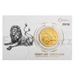Czech & Slovak 2019 - Niue 50 Niue Gold 1 oz Bullion Coin Czech Lion - Number Stand No. 20