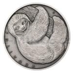 World Coins 2020 - Niue 1 NZD Silver Coin Animal Champions - Sloth - Standard