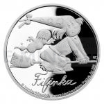 Ctyrlistek Cartoon 2020 - Niue 1 NZD Silver Coin Four Leaf Clover - Fifinka - Proof
