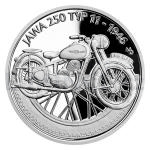 2020 - Niue 1 NZD Silver Coin On Wheels - Motorcycle JAWA 250 Type 11 - Proof