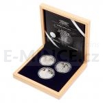 Czech Mint 2020 2020 - Niue 2 NZD Set of Three Silver Coins St. Ludmila - Proof