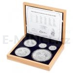 Tschechien & Slowakei Set of Silver bullion coins Czech Lion 2020 - 1 oz, 2 oz, 5 oz, 10 oz, 1 kg