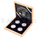 2020 - Niue 1 NZD Set of Four Silver Coins Notre-Dame Cathedral in Paris - Proof