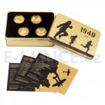 Gold 2020 - Niue 25 NZD Set of Four Gold Coins War Year 1940 - Proof