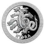 esko a Slovensko 2021 - Niue 2 NZD Stbrn mince Bjn tvorov - Hydra - proof