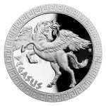 World Coins Silver coin Mythical Creatures - Pegasus - proof