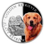 Animals and Plants 2021 - Niue 1 NZD Silver Coin Dog Breeds - Golden Retriever - Proof
