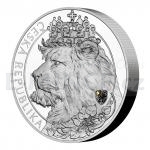 2021 - Niue 80 NZD Silver One-Kilo Coin Czech Lion with Hologram - Proof