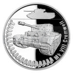 2022 - Niue 1 NZD Silver 1 oz Coin Armored Vehicles - Mk VIII Cromwell - proof