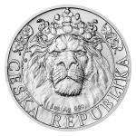 Niue 2022 - Niue 2 NZD Silver 1 oz Bullion Coin Czech Lion - UNC.
