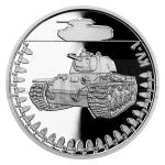 Tschechien & Slowakei 2023 - Niue 1 NZD Silver Coin Armored Vehicles - KV-1 - Proof