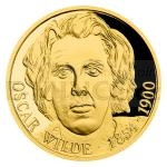 Zlato 2023 - Niue 25 NZD Zlat pluncov mince Oscar Wilde - proof