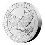 esko a Slovensko 2023 - Niue 80 NZD Stbrn kilogramov investin mince Orel 2023 - b.k.