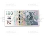 Paper money Banknote 100 CZK 2019 with Print, Serie M09