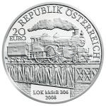 World Coins 2008 - Austria 20 € The Empress Elisabeth Railway - Proof