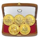 Crowns of the House of Habsburg 2008-2012 - Austria 500 € - Crowns of the Habsburgs Set - Proof