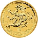 Gold Coins Lunar Series II 2012 Year of the Dragon 1/10 oz