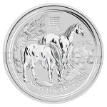 Chinese Lunar Series 2014 - Australia 2 $ - Year of the Horse 2oz Silver Coin