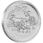 Lunar Series II 2015 Year of the Goat 1 oz Silver