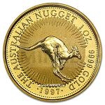 World Coins 1997 - Australia 100 $ - Nugget/Kangaroo 1 oz (Au 999,9)