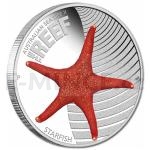 2011 - Australian Sea Life II - The Reef - Starfish 1/2oz Silver Proof Coin
