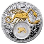 Lunar Calendar - Zodiac Belarus 20 BYR - Zodiac gilded - Scorpio