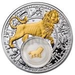 World Coins Belarus 20 BYR - Zodiac gilded - Leo