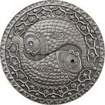 World Coins Belarus 20 BYR - Zodiac with Zircons - Pisces