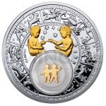World Coins Belarus 20 BYR - Zodiac gilded - Gemini
