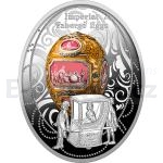 Imperial Fabergé Eggs 2018 - Niue 1 NZD Catherine the Great Egg - Proof