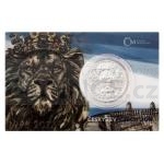 2023 - Niue 2 NZD Silver 1 oz Bullion Coin Czech Lion Numbered - UNC