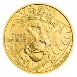 Tschechischer Lwe 2024 - Niue 10 NZD Gold 1/4oz Bullion Coin Czech Lion - standard